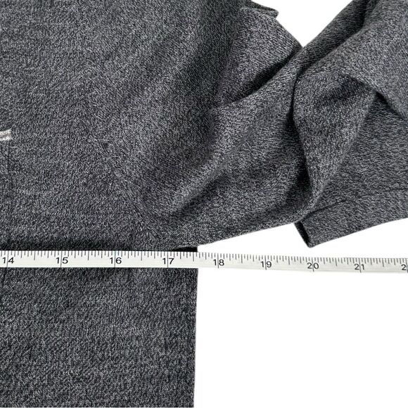 Patrick Assaraf Gray Extrafine Merino Wool Half Zip Pullover Sweater Mens Medium - Picture 5 of 6